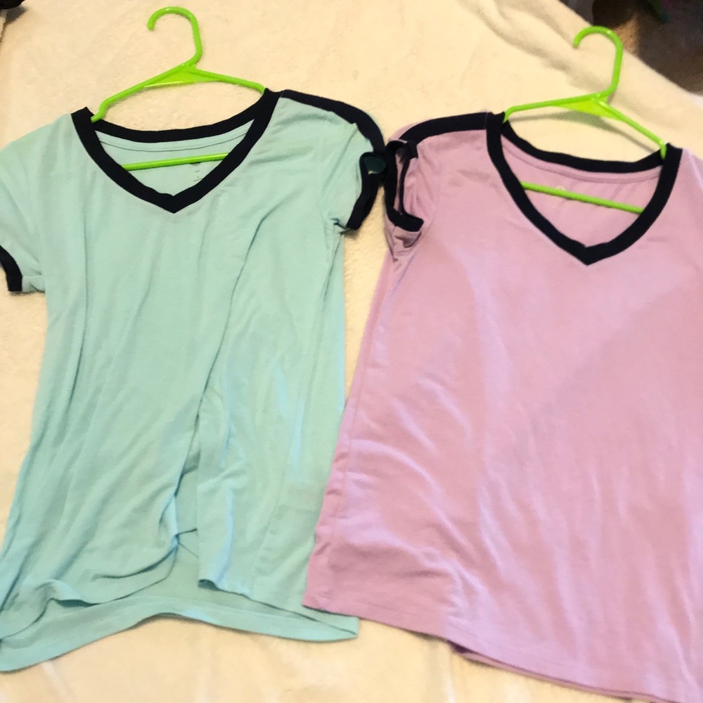 V neck plain t shirt